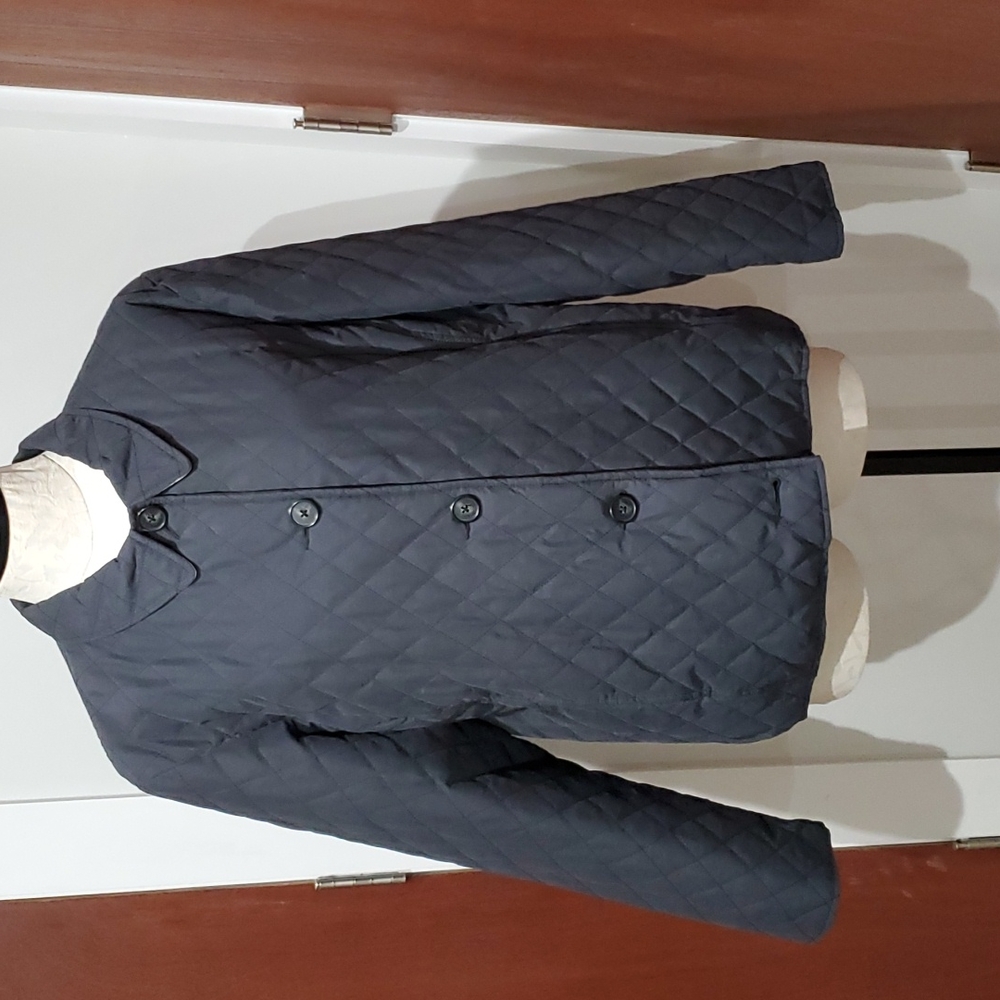Vintagey Lands End quilted chore coat